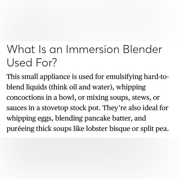New Compact Immersion Blender.  Non slip grip.  Two speed options. - Picture 11 of 11